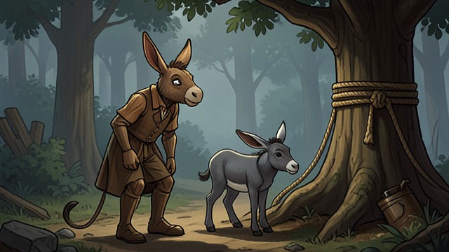 The Donkey Body from "The Adventures of Pinocchio". Idleness Changes the Self The First Sign Pinocchio discovers donkey ears and learns that he has donkey fever.