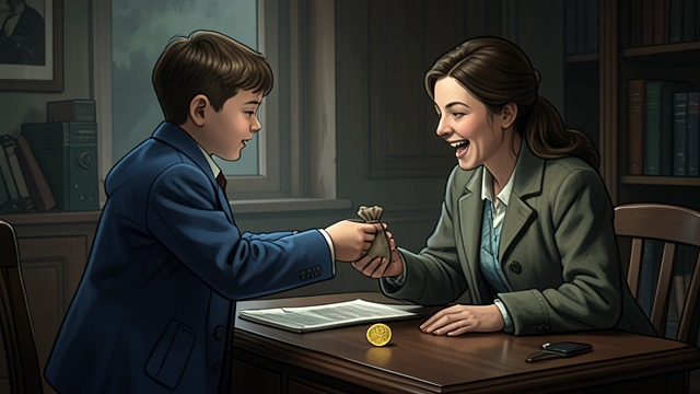 The Final Gift of Trust from "The Adventures of Pinocchio". Care Repaid Money Given Away When the Snail says the Fairy is sick and poor, Pinocchio gives her his fifty pennies, abandoning his plan to buy new clothes.