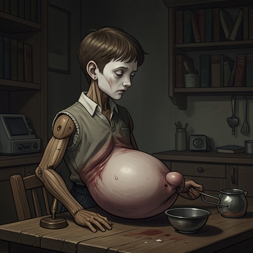 Hunger as a Teacher from "The Adventures of Pinocchio". Repeated hunger reveals the limits of pride and deceit, pushing Pinocchio from fantasies of effortless provision toward work, sharing, and practical care.