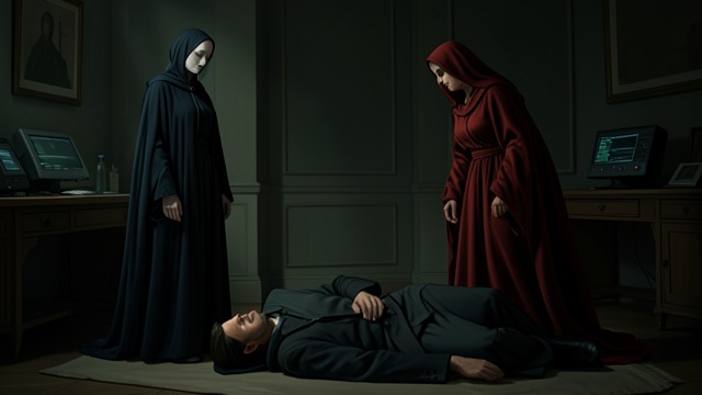 Witness to Shadow from "A Clash of Kings". The Murdered King Horror Catelyn Stark watches Renly Baratheon die from a wound delivered by an invisible shadow.