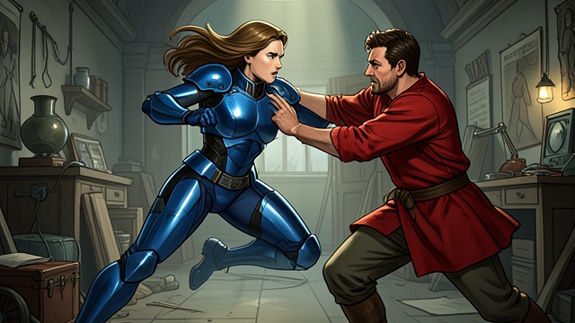 Brienne's Armor from "A Clash of Kings". The Blue Knight Defiance Brienne of Tarth enters the melee dressed as a knight and defeats Loras Tyrell.