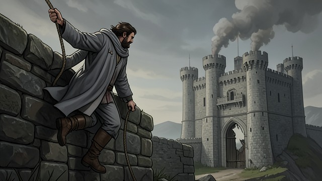 The Capture of Winterfell from "A Clash of Kings". The Prince Takes the Castle A daring assault Theon Greyjoy captures Winterfell with a small force by climbing the walls and opening a postern gate.