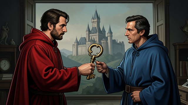 Littlefinger's Bargain from "A Clash of Kings". A Castle for an Alliance Offer Tyrion Lannister promises Harrenhal and the Trident to Petyr Baelish.