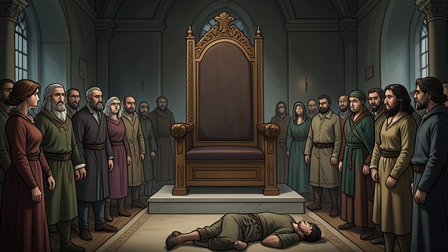 Robert's Death from "A Clash of Kings". A Vacant Throne The succession crisis Robert Baratheon dies after the hunting accident, leaving the Iron Throne exposed and the realm uncertain.