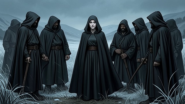 The Prisoner in Chains from "A Clash of Kings". A Dangerous Stranger First meeting Arya Stark encounters Jaqen H'ghar, Rorge, and Biter in a prisoner wagon.