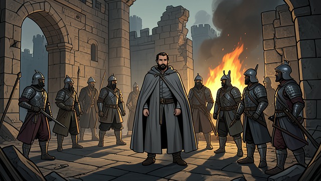 The Sack of Winterfell from "A Clash of Kings". A Castle Burned False rescue Ramsay Snow arrives with soldiers claiming to help Theon Greyjoy.