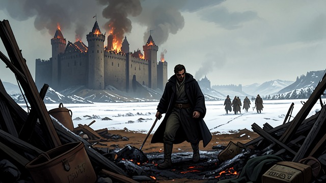 Ashes of Winterfell from "A Clash of Kings". The North Burns Destruction Winterfell is burned, its people killed, and its structures left broken.