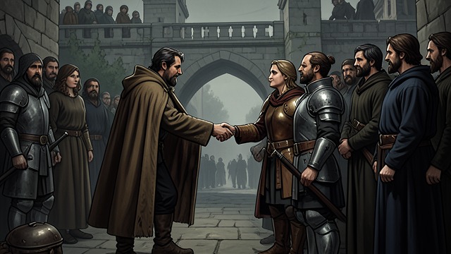 The Stark-Frey Pact from "A Clash of Kings". Marriage for Passage Bargain Robb Stark wins the Freys' support by promising marriage to one of Walder Frey's daughters.