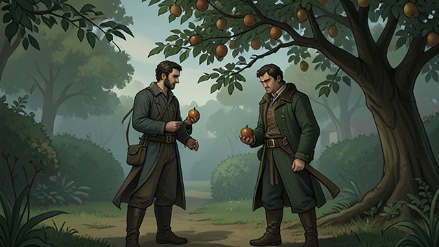 The Peach Parley from "A Clash of Kings". A Fruit Rejected Negotiation Renly Baratheon offers Storm's End as a brotherly gift, while Stannis Baratheon insists it is his by right.