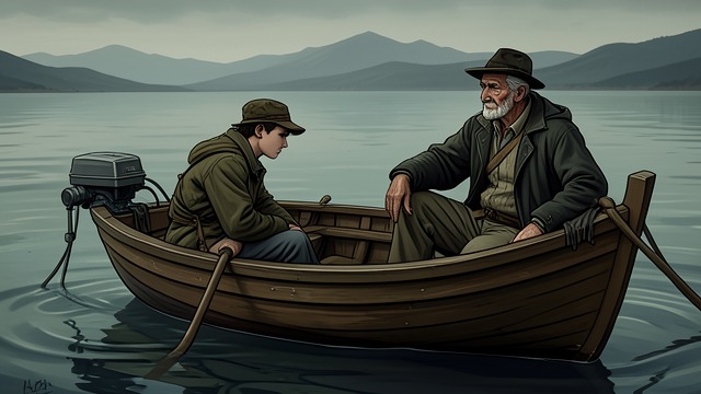 A Shared Escape from "Erasure". A Shared Escape After a humiliating incident at a party, young Thelonious Ellison finds Bill Ellison with the family boat and asks if he can stay with him.