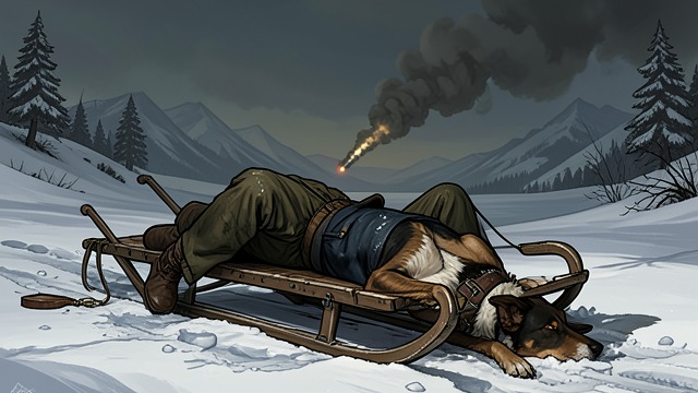 Dave’s Final Pride from "The Call of the Wild". The Wheel-Dog’s Last Claim Dave becomes mortally ill but cannot bear to be removed from the traces.