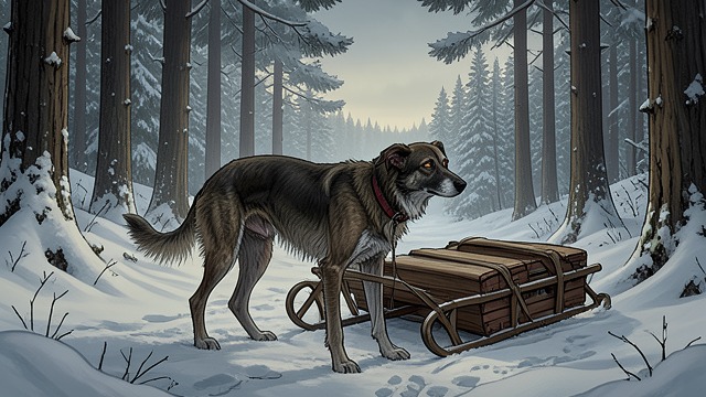 Trail-Worn Survivor from "The Call of the Wild". Strength Drained Buck’s weight falls from one hundred and forty to one hundred and fifteen pounds after months of hauling.