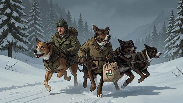 Record Dispatches from "The Call of the Wild". Speed as Glory Buck leads the team through packed trails and difficult crossings at a record pace.