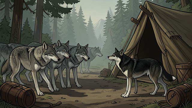The Final Answer from "The Call of the Wild". The Call Obeyed With John Thornton dead, Buck hears the wolf pack approaching the abandoned camp.