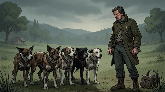 Commercial Replacement from "The Call of the Wild". Dogs as Equipment Officials order fresh Hudson Bay dogs to replace those considered worthless for trail work.