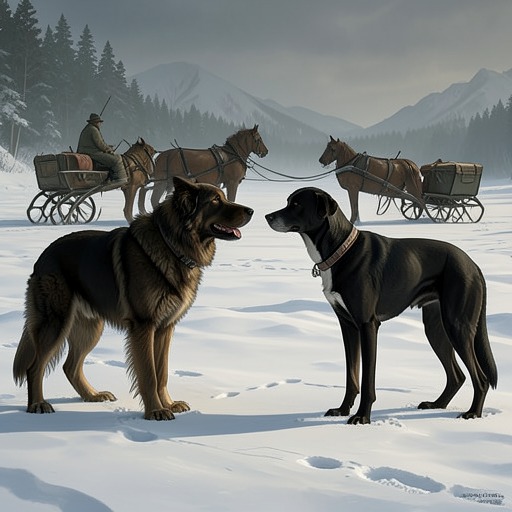 The Buck–Spitz Rivalry from "The Call of the Wild". Buck and Spitz move from wary antagonism to a decisive contest in which competing models of leadership are tested.