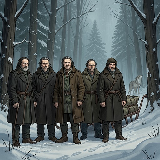 Hal’s Expedition Collapse from "The Call of the Wild". Hal’s family expedition deteriorates from confident display into starvation, quarrel, and death because its leaders cannot read the trail.