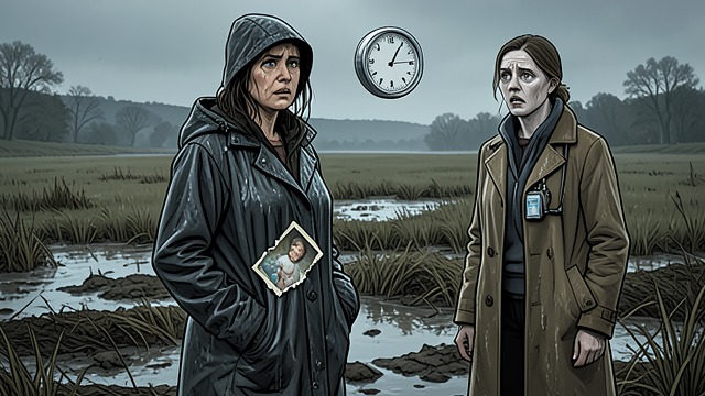 The Past Breaks Through from "Crow Girl". A Life with Missing Hours The old pattern returns When Johan disappears during the visit to Gröna Lund, Sofia experiences panic and loses time.