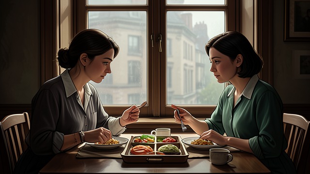 Lunch becomes a meeting from "Crow Girl". Lunch becomes a meeting Finding a shared language When Jeanette meets Sofia at Zinkensdamm to discuss the case, their exchange moves beyond the facts.