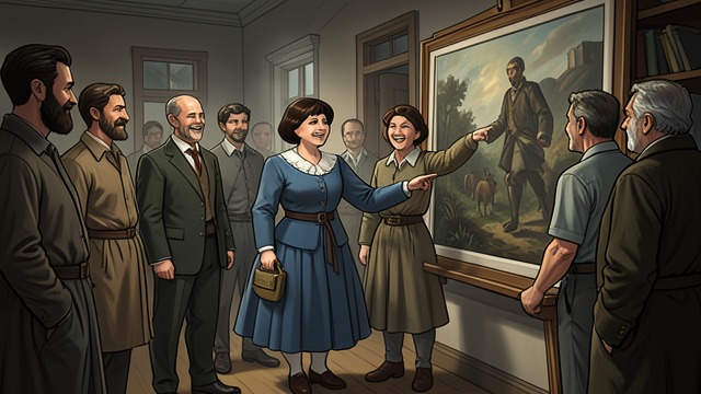 The Reward of Magnanimity from "Little Women". Reputation Repaired Shared Success The March family and Theodore Laurence support Amy Curtis March’s flower table, while May Chester acknowledges the value of…