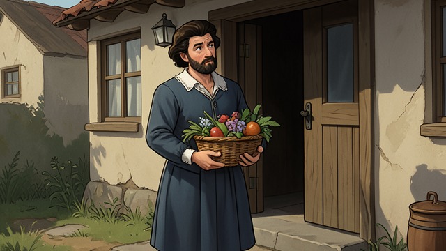 A Christmas Gift from "Little Women". Kindness Across the Hedge Unexpected Generosity James Laurence sends food and flowers after hearing of the March sisters’ breakfast charity.