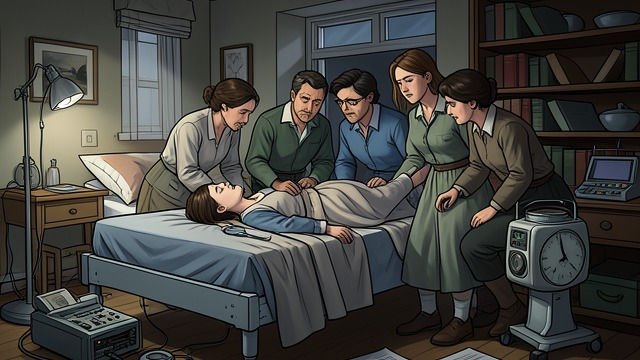 The Fever Crisis from "Little Women". A Household in Fear Illness Deepens Elizabeth March loses consciousness, speaks incoherently, and seems close to death.