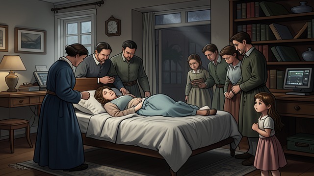 The Final Pilgrim from "Little Women". A Gentle Departure Conscious Farewell Elizabeth March tells Josephine March that she has always felt destined for a short life.