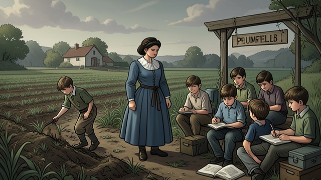 The Harvest at Plumfield from "Little Women". Wealth Reimagined Inherited Opportunity Josephine March inherits Plumfield and rejects the easy profit of selling it.
