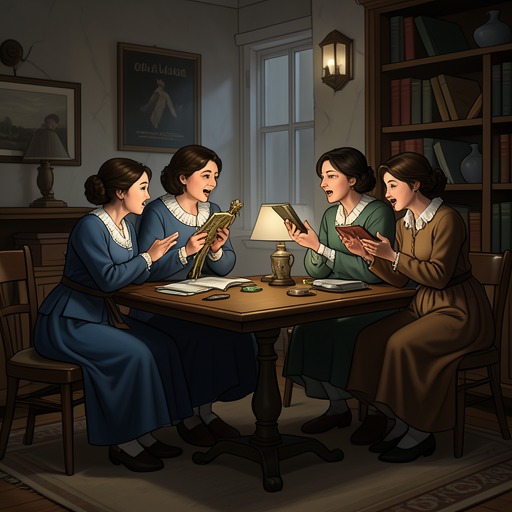 The Pickwick and Hedge World from "Little Women". The sisters’ club and post office create a miniature society where imagination rehearses authorship, friendship, gender roles, and community.