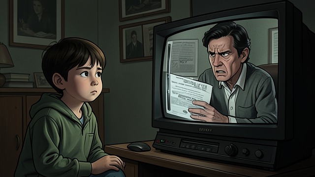 The Family as a Screen from "Vineland". Roles Rehearsed at Home A child observes Justin watches his parents’ conflicts and learns to imagine them as television characters.