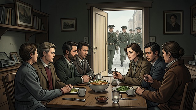 Stories Persist After the Raid from "Vineland". Kinship Outlasts the Operation The family remains together The gathering continues as federal forces and political threats disrupt the region.