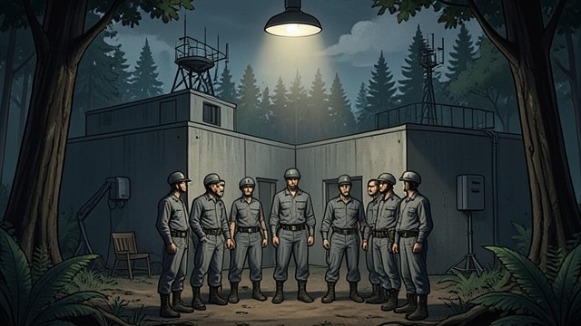 The PREP Camp from "Vineland". Detention Behind the Public Story A hidden facility Students are transported to a remote Security Services Reservation through the FEER.