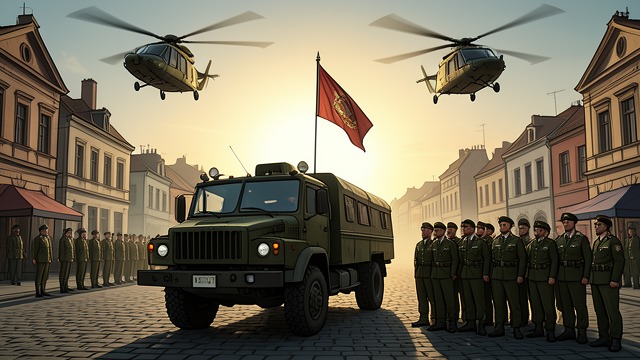 Emergency Authority Appears from "Vineland". An Exercise with Real Forces Military deployment REX 84 brings troops, helicopters, and security units into Vineland under emergency planning.