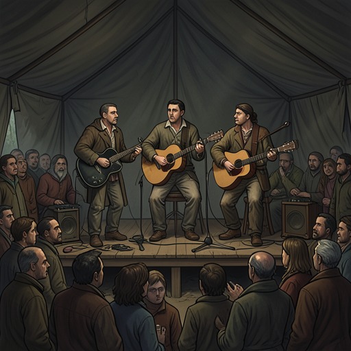 The Wedding Band’s Journey from "Vineland". This thread follows the Vomitones from a desperate local gig through a wealthy wedding, comic danger, and a return to Vineland’s changing social world.