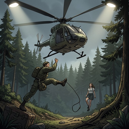 The Helicopter’s Final Pursuit from "Vineland". This thread follows Vond’s last attempt to seize Prairie and the sudden end of the military operation that had made his power seem absolute.