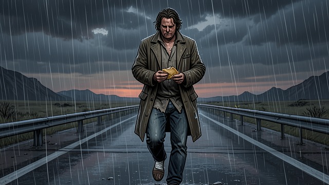 Survival on the Road from "American Rust". Survival on the Road Necessity erodes comfort Isaac English becomes hungry, cold, injured, and increasingly willing to take food and clothing to survive.