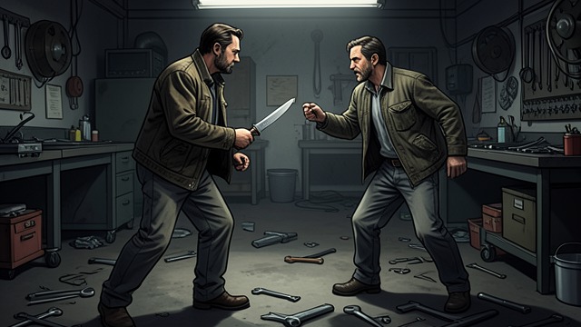 An Argument Becomes a Fight from "American Rust". An Argument Becomes a Fight Pride escalates the encounter Billy Poe refuses to leave when the itinerant men claim the machine shop as theirs.
