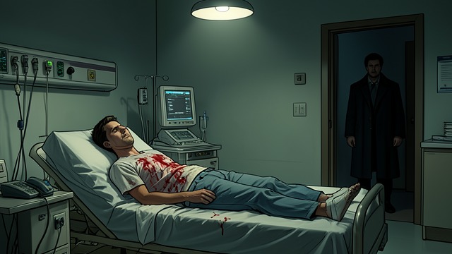 The Hospital Awakening from "American Rust". The Hospital Awakening Survival after violence Billy wakes in a hospital after losing substantial blood and undergoing emergency treatment.