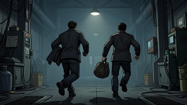 The Flight from the Scene from "American Rust". The Flight from the Scene No call for help Isaac English and Billy Poe run from the machine shop without contacting emergency services, fearing police scrutiny…