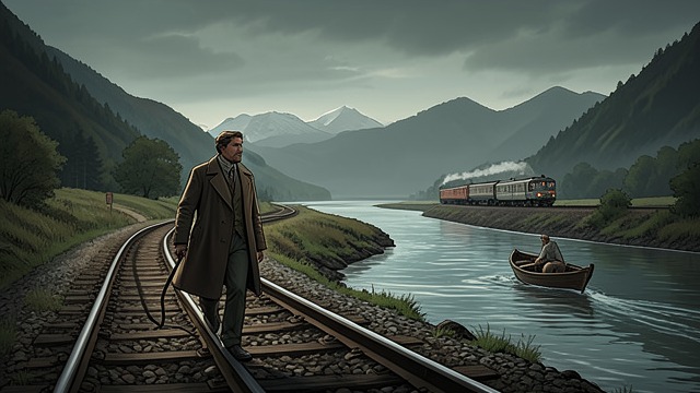 A Landscape of Passage from "American Rust". A Landscape of Passage Following the Mon Isaac English walks and rides alongside the Mon, using its bends and rail lines to navigate away from Buell.