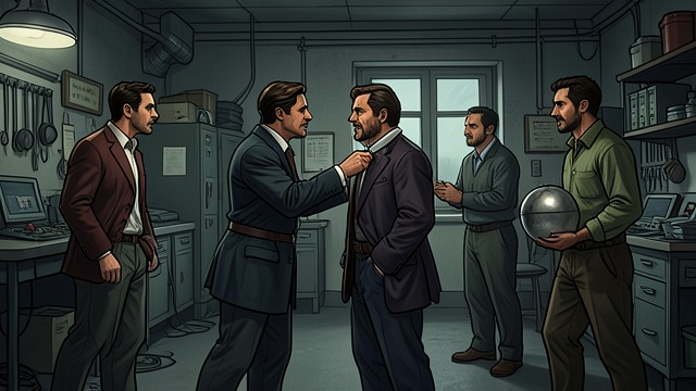 A Deadly Intervention from "American Rust". A Deadly Intervention The assault Jesús holds Billy Poe at knifepoint while Otto approaches; Isaac English reenters the shop carrying an industrial ball…