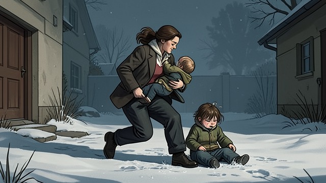 Bringing Him In from the Snow from "American Rust". Bringing Him In from the Snow A frightened discovery Grace finds Billy sitting outside without a coat, badly chilled and wounded.