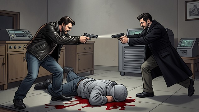 The Witness Disappears from "American Rust". The Witness Disappears A violent intervention Bud Harris confronts Murray Clark at an abandoned house, intending to frighten him into leaving.