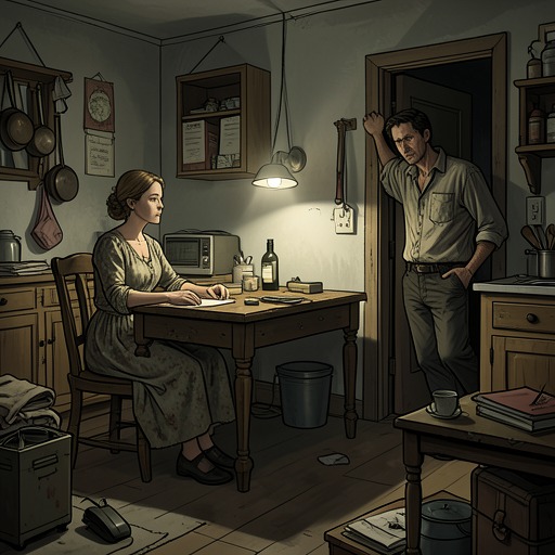Lee and Simon’s Marriage from "American Rust". Lee’s affection for Simon competes with the life she left behind, and her secrecy about Poe and Isaac threatens the stability her marriage represents.