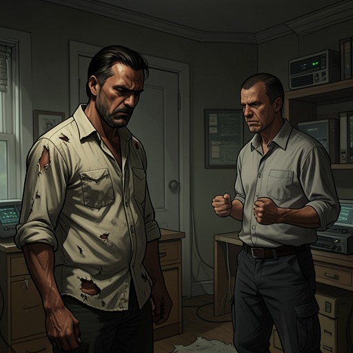 Violence and Retaliation from "American Rust". Violence travels from the abandoned shop to the prison, revealing how defensive force and revenge can become self-reinforcing systems.