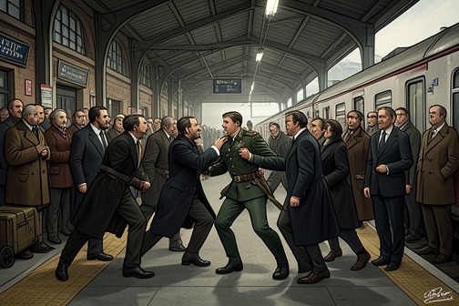 Assault on Cesare Forni at Milan Central Station from "M: Son of the Century". The assault on Cesare Forni at Milan Central Station on March 12, 1924, was a planned attack on a former Fascist leader who had refused to submit to Benito…