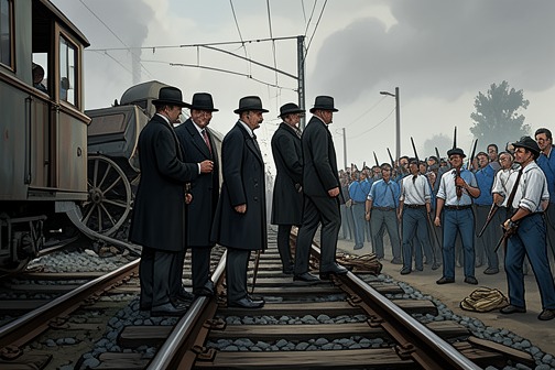 Empoli Massacre of 1921 from "M: Son of the Century". The Empoli Massacre of 1921 was a violent confrontation in Tuscany on March 1, when men sent to restore rail service during a strike were ambushed.