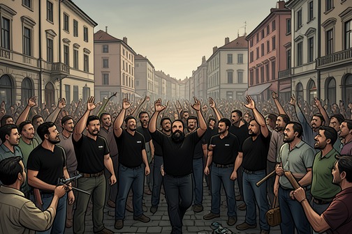 1922 Occupation of Ferrara from "M: Son of the Century". The 1922 Occupation of Ferrara was a carefully organized show of force that turned rural unemployment into a political weapon.