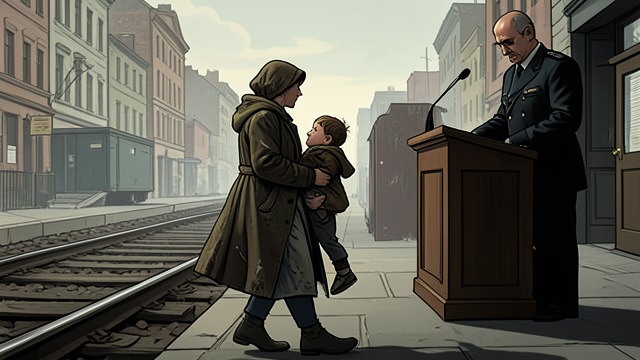 The Family Leaves Milan from "M: Son of the Century". Rachele Goes to Forlì Withdrawal from the Crisis During the electoral period, Rachele takes the children away from Milan.