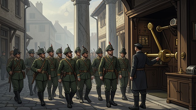 Occupation without Resistance from "M: Son of the Century". Rebellion Crosses the Border Soldiers Join the Column D’Annunzio’s force advances from Ronchi toward Fiume, while Italian units join rather than stop it.